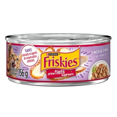 Purina (MD) Friskies(MD) Filets Supérieurs Dîner de Dinde en Sauce Nourriture pour Chats Boite de 156 g 156 g, 0,83 $/100g