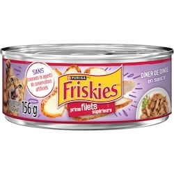 Purina (MD) Friskies(MD) Filets Supérieurs Dîner de Dinde en Sauce Nourriture pour Chats Boite de 156 g 156 g, 0,76 $/100g