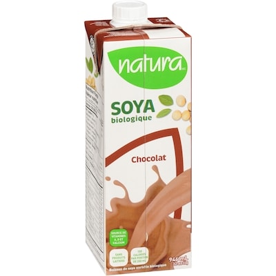 Boisson de soya bio enrichie chocolat