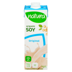 Natura Organic fortified soy beverage original 946 ml, $0.26/100ml
