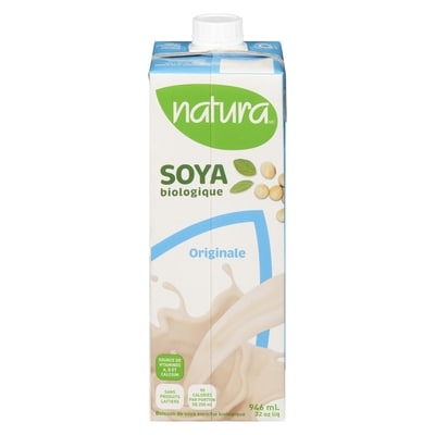Natura Boisson de soya bio enrichie originale 946 ml, 0,26 $/100ml