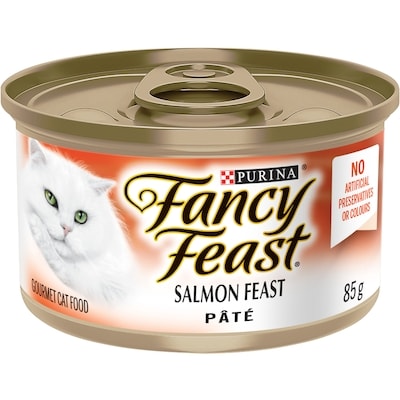 Purina Fancy Feast Pate Salmon Feast, Wet Cat Food 85 g, $1.06/100g
