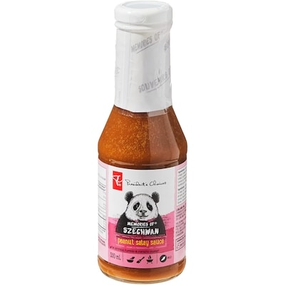 President's Choice Memories of Szechwan Peanut Satay Sauce  350 ml, $1.43/100ml
