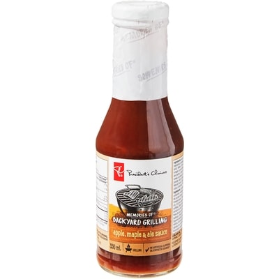 President's Choice Memories of Backyard Grilling Apple, Maple, and Ale Sauce 350 ml, $1.51/100ml