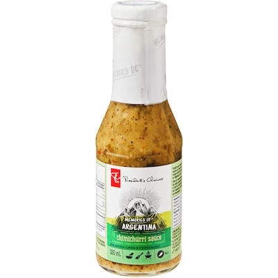 President's Choice Memories of Argentina Chimichurri Sauce 350 ml, $1.43/100ml