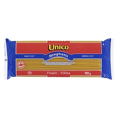 Unico Pasta, Spaghetti 900 g, $0.28/100g