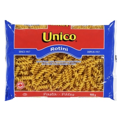 Unico Rotini 900 g, $0.33/100g