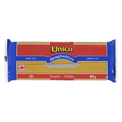 Unico Pasta, Spaghettini 900 g, $0.33/100g