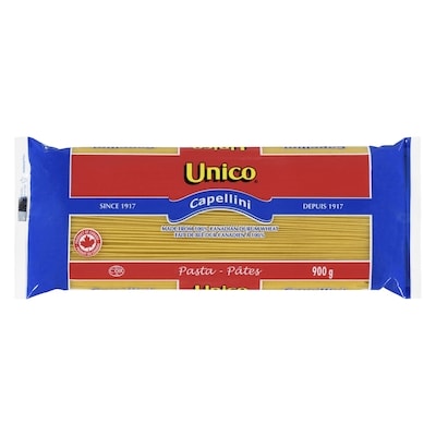 Unico Pasta, Capellini 900 g, $0.33/100g