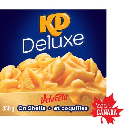 Kraft Deluxe Velveeta & Shells 350 g, $1.57/100g