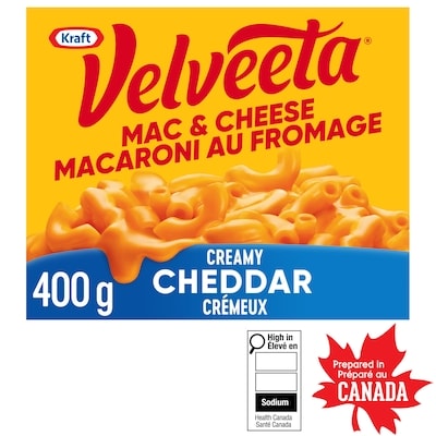 Kraft Macaroni et fromage Deluxe Cheddar original 400 g, 1,50 $/100g