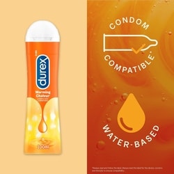 organic lubricant water-based Durex Warming Water-Based Personal Lubricant - 100 ml