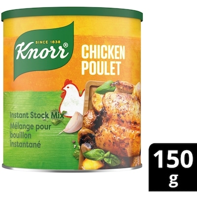 Knorr Mélange pour Bouillon Instantané saveur Poulet 150 g, 2,86 $/100g