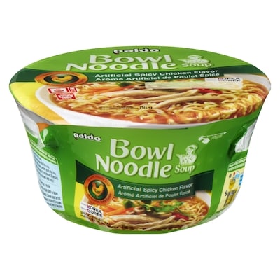 Paldo Soupe à saveur de poulet épicé Bowl Noodle Soup 12x86.0 g, 1,55 $/100g