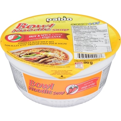 Paldo Nouilles en bol épicées 86 g, 1,73 $/100g