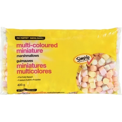 No Name Multi-Coloured Mini Marshmallows 400 g, $0.75/100g