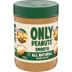 Kraft Only Peanuts All Natural Smooth Peanut Butter - 750 g | Zehrs