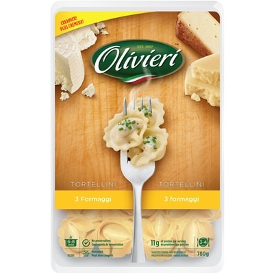 Olivieri Tortellini, 3 Cheese  700 g, $1.86/100g