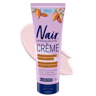 Nair Crème dépilatoire pour peau sensible 200 ml, 5,50 $/100ml