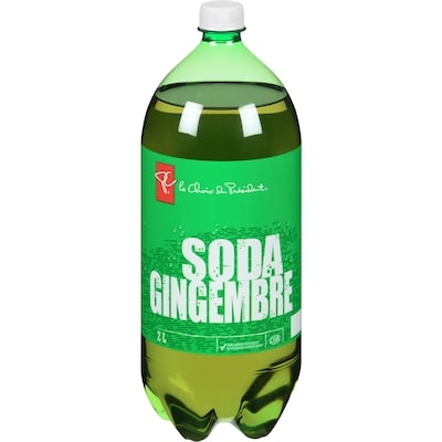 le Choix du Président Soda au gingembre 2 l, 0,09 $/100ml