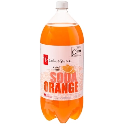 le Choix du Président Soda à l'orange 2 l, 0,09 $/100ml