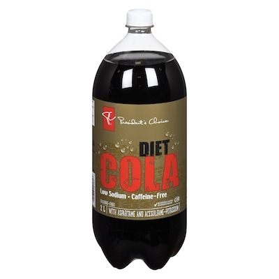 President's Choice Low Sodium & Caffeine-Free Diet Cola 2 l, $0.10/100ml