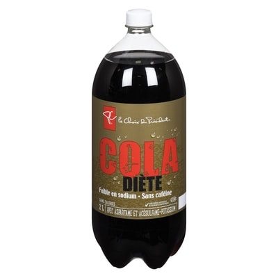 le Choix du Président Cola diète faible en sodium et sans caféine 2 l, 0,09 $/100ml