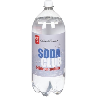 le Choix du Président Soda club faible en sodium 2 l, 0,09 $/100ml