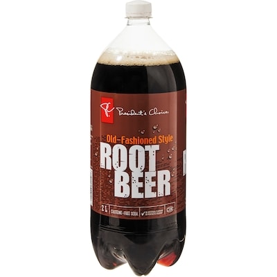 President's Choice Old-Fashioned Style Root Beer Soda 2 l, $0.10/100ml