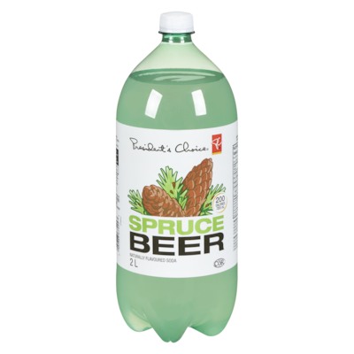 President's Choice Spruce Beer Soda 2 l, $0.07/100ml