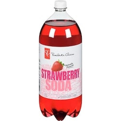 President's Choice Strawberry Soda 2 l, $0.09/100ml