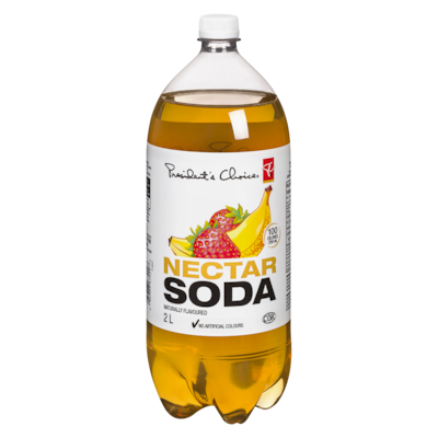President's Choice Nectar Soda 2 l, $0.07/100ml