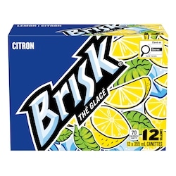 Brisk Thé glacé au citron 12x355.0 ml, 0,21 $/100ml
