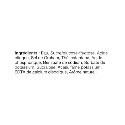 Thé glacé au citron