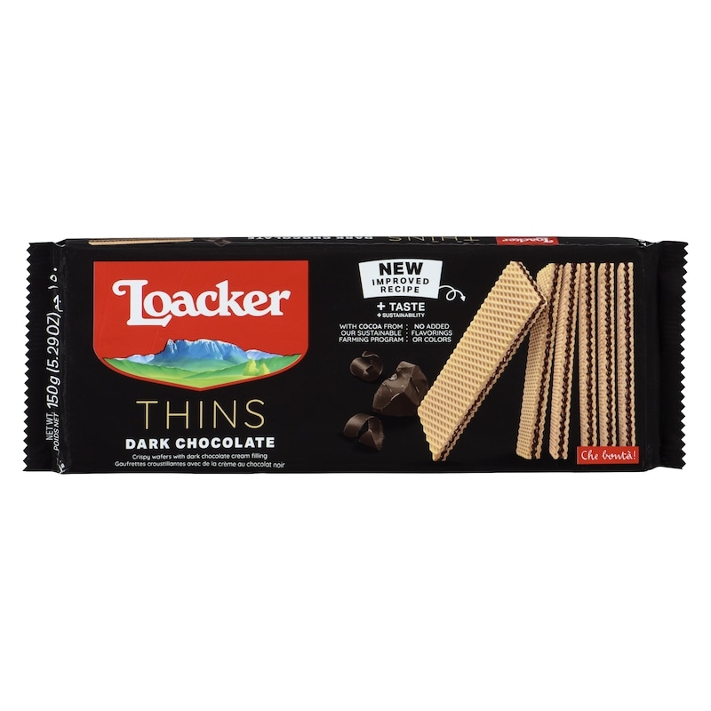 Loacker Dark Chocolate Filled Wafers - 150 g | Fortinos