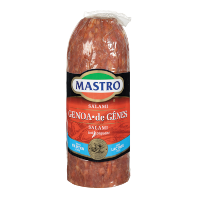 Mastro Genoa Salami, Hot (Thin Sliced) $30.00/1kg $13.61/1lb
