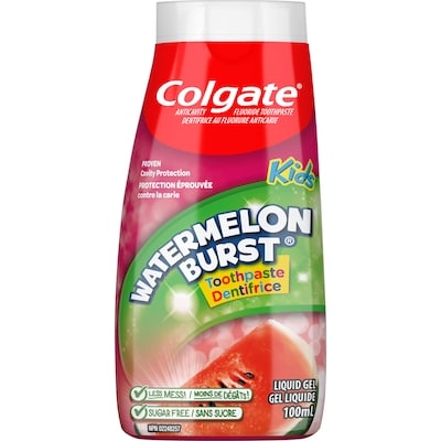 Colgate Liquid Gel 2-In-1 Kids Watermelon Burst Toothpaste And Mouthwash 100 ml, $3.00/100ml
