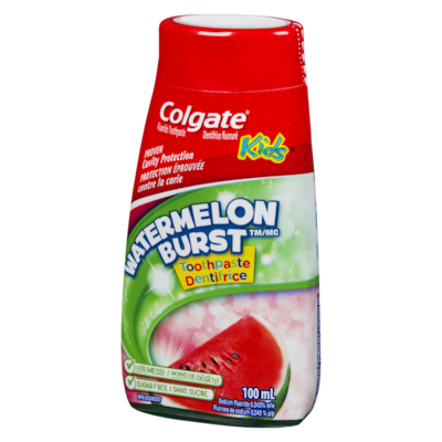 Dentifrice Et Rince-Bouche 2 En 1 Pour Enfants En Gel Liquide Watermelon Burst