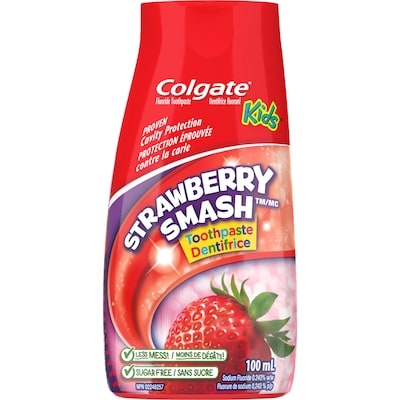 Colgate Liquid Gel 2-In-1 Kids Strawberry Smash Toothpaste And Mouthwash 100 ml, $3.00/100ml