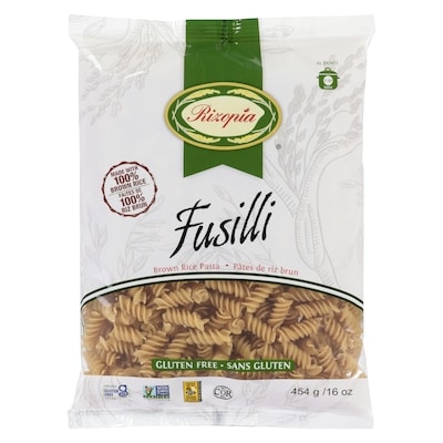 Rizopia Brown Rice Fusilli 454 g, $0.77/100g