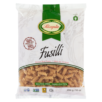 Rizopia Fusilli riz brun 454 g, 0,66 $/100g