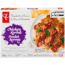 le Choix du Président Poulet korma 350 g, 1,29 $/100g