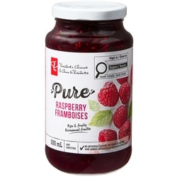 le Choix du Président Confiture aux framboises Pure 500 ml, 1,00 $/100ml