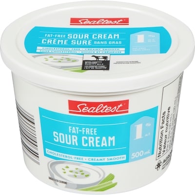 Sealtest 1% Sour Cream (500 Ml) 500 ml, $0.58/100ml