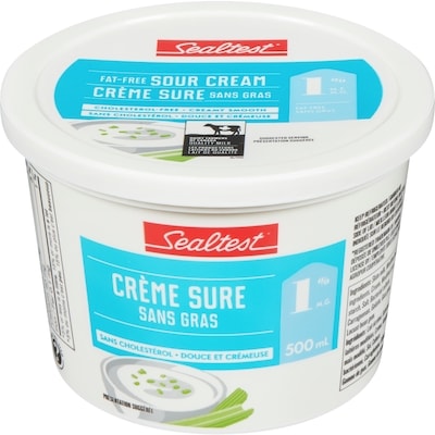 Sealtest Crème sure 1%  (500 mL) 500 ml, 0,58 $/100ml