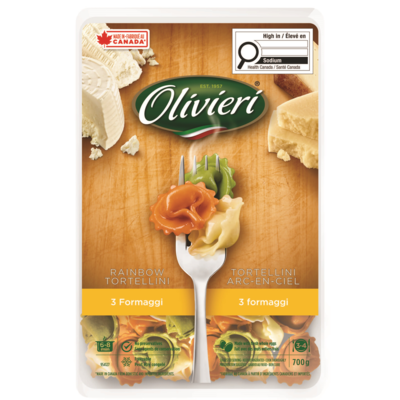 Olivieri Rainbow Tortellini with Cheese 700 g, $1.86/100g