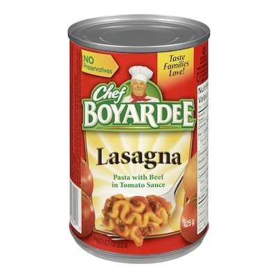 Chef Boyardee Lasagna 425 g, $0.41/100g