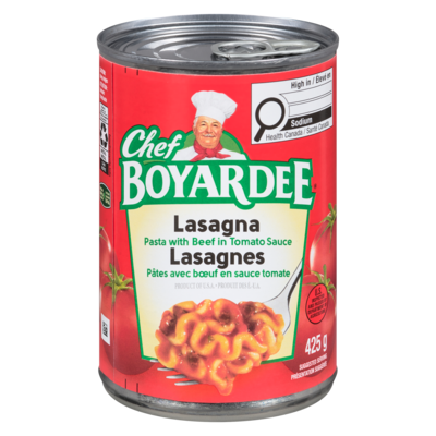 Chef Boyardee Lasagna 425 g, $0.54/100g