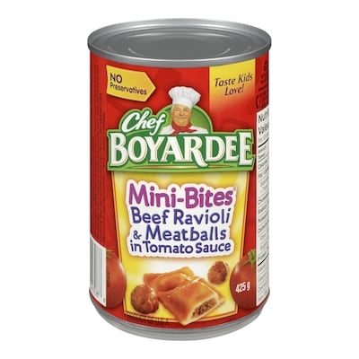 Chef Boyardee Mini Bites 425 g, $0.77/100g