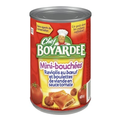 Chef Boyardee Mini bouchées 425 g, 0,70 $/100g